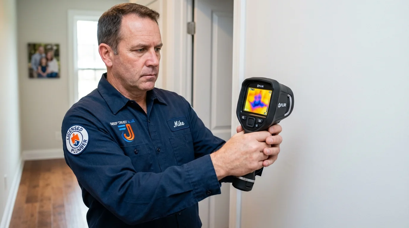 Thermal imaging leak detection by Johns Plumbing LLC in Stanberry